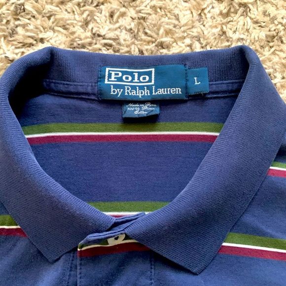 🎉 BOGO FREE Sale!! 😀 🎉 Ralph Lauren Polo Navy, Green stripe. - Picture 6 of 7